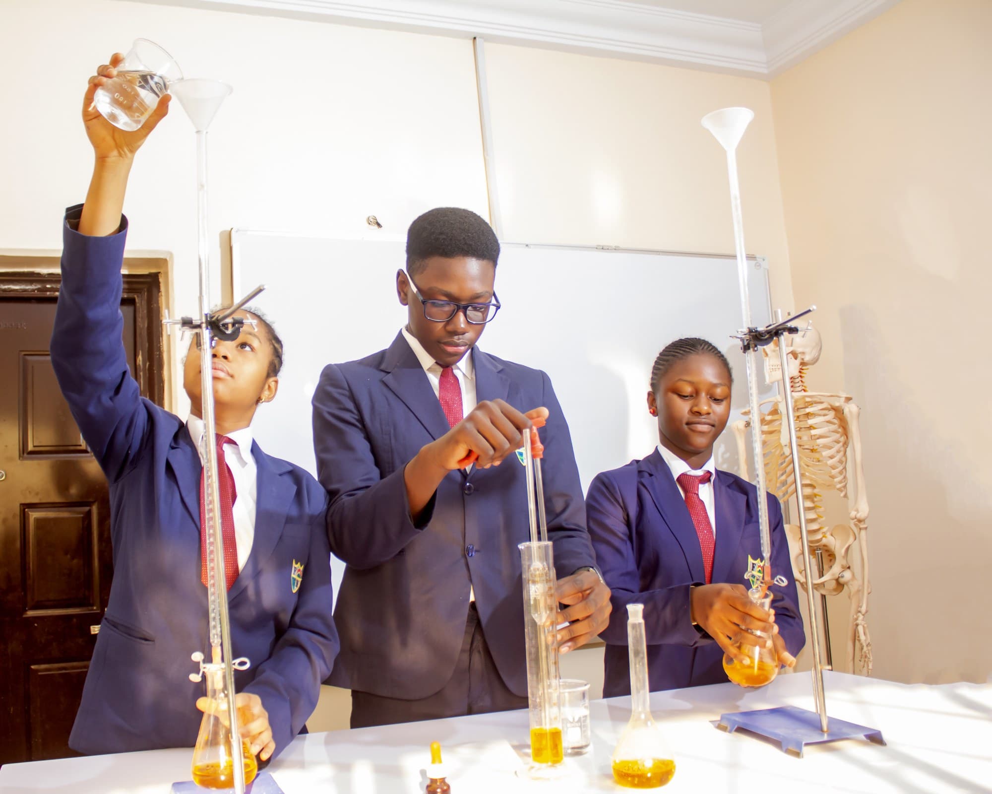 Hands-on science in the lab