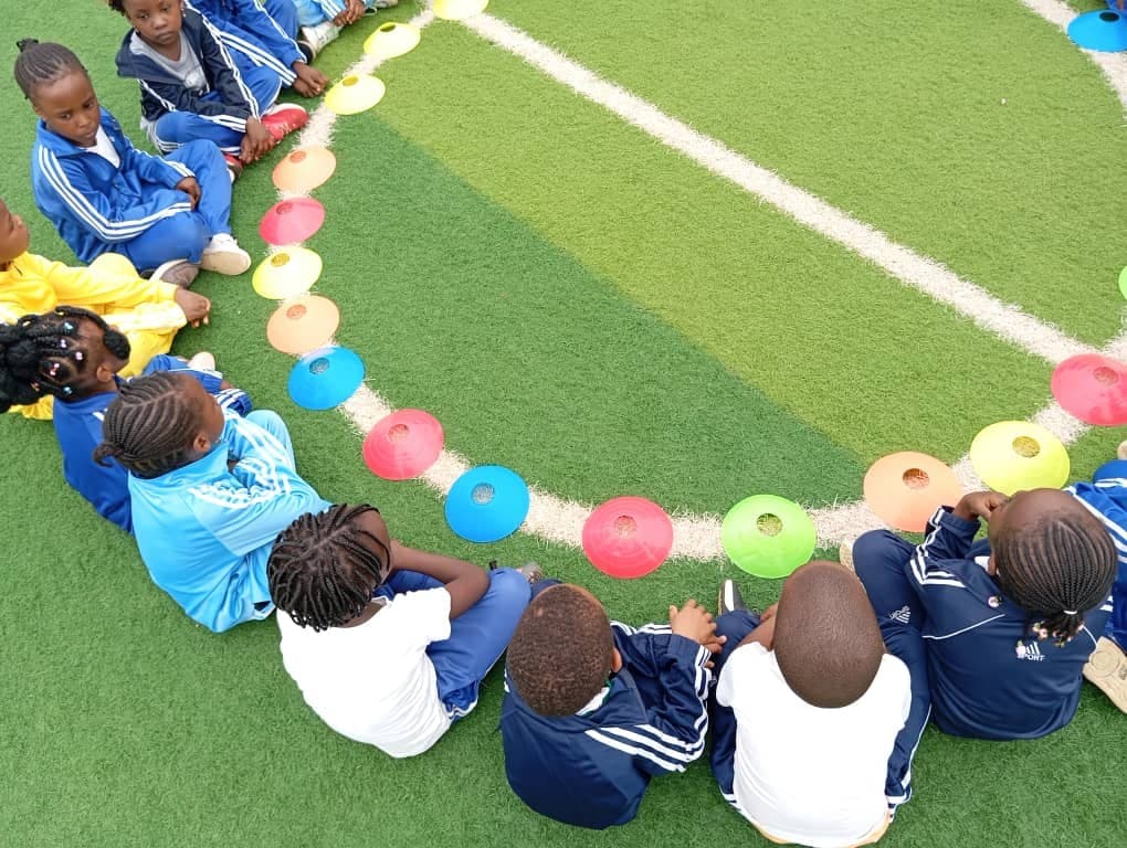 Circle time on the field